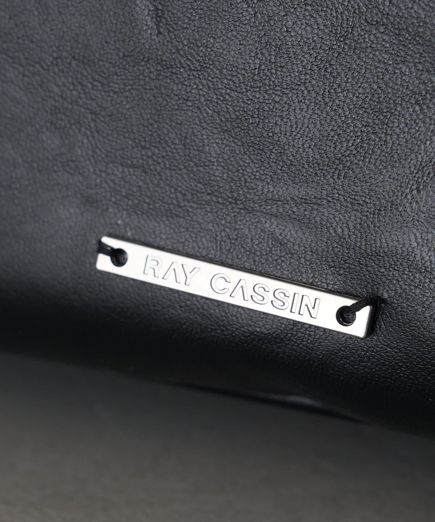 帶裝飾帶拉鍊口袋單肩包