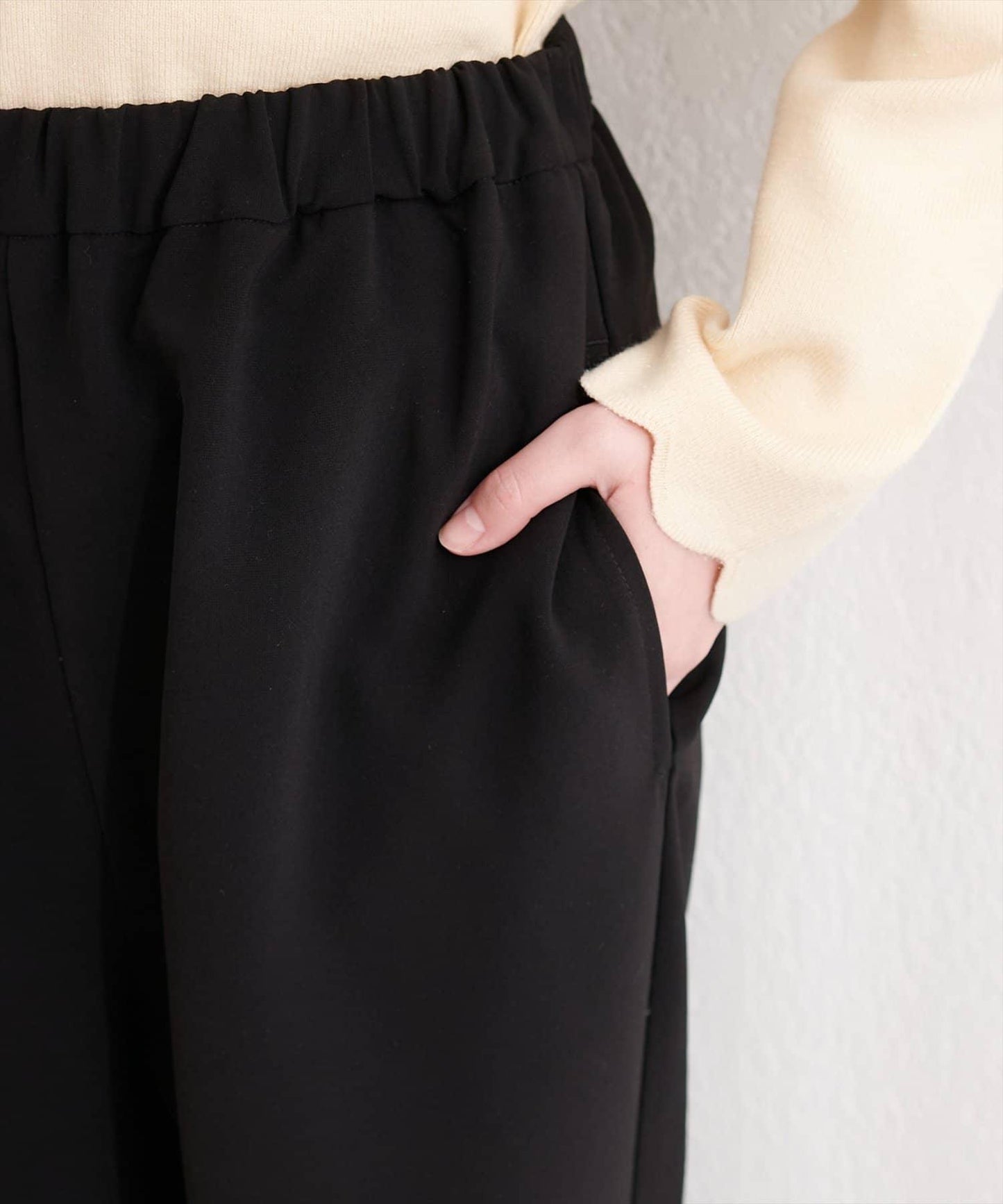 垂墜感寬鬆彈力休閒褲