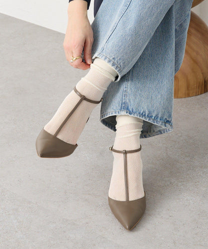 輕透感 迷你漁網 襪子