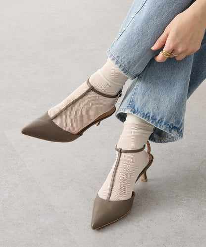 輕透感 迷你漁網 襪子