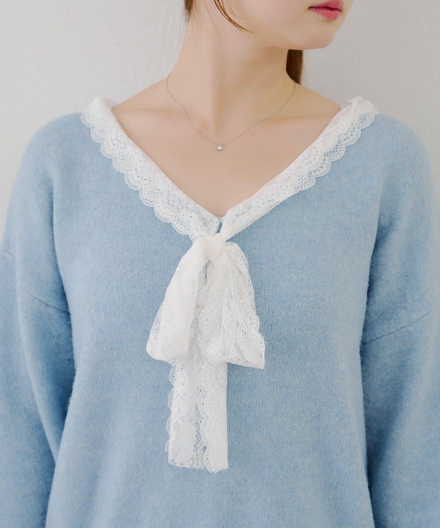 RMAF 泡泡廓形 蕾絲下襬 迷你連衣裙