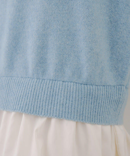 RMAF 泡泡廓形 蕾絲下襬 迷你連衣裙