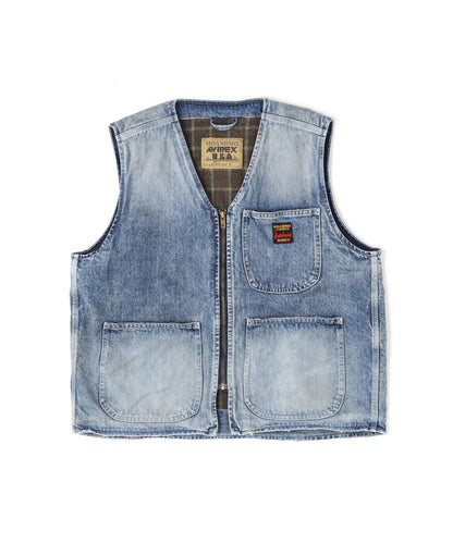 《AVIREX|MOANDMO CLOTHING》 DENIM WORK VEST