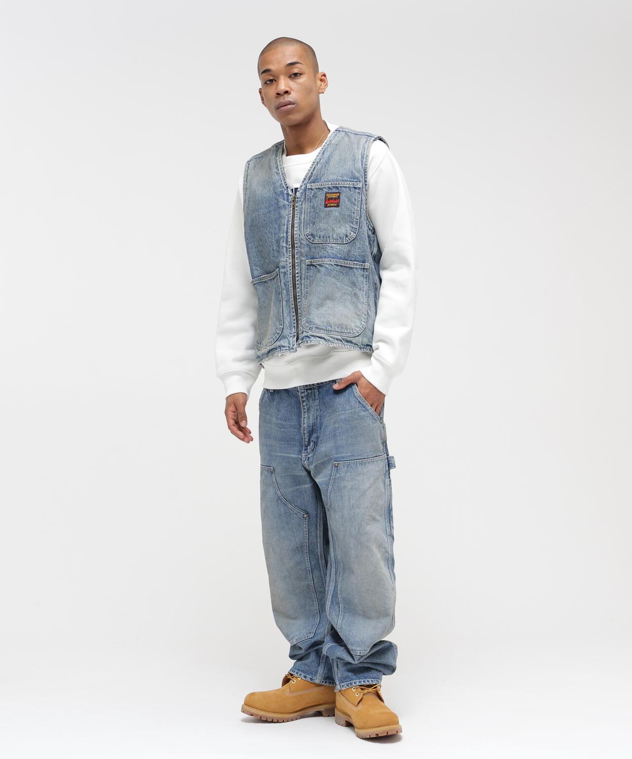 《AVIREX|MOANDMO CLOTHING》 DENIM WORK VEST