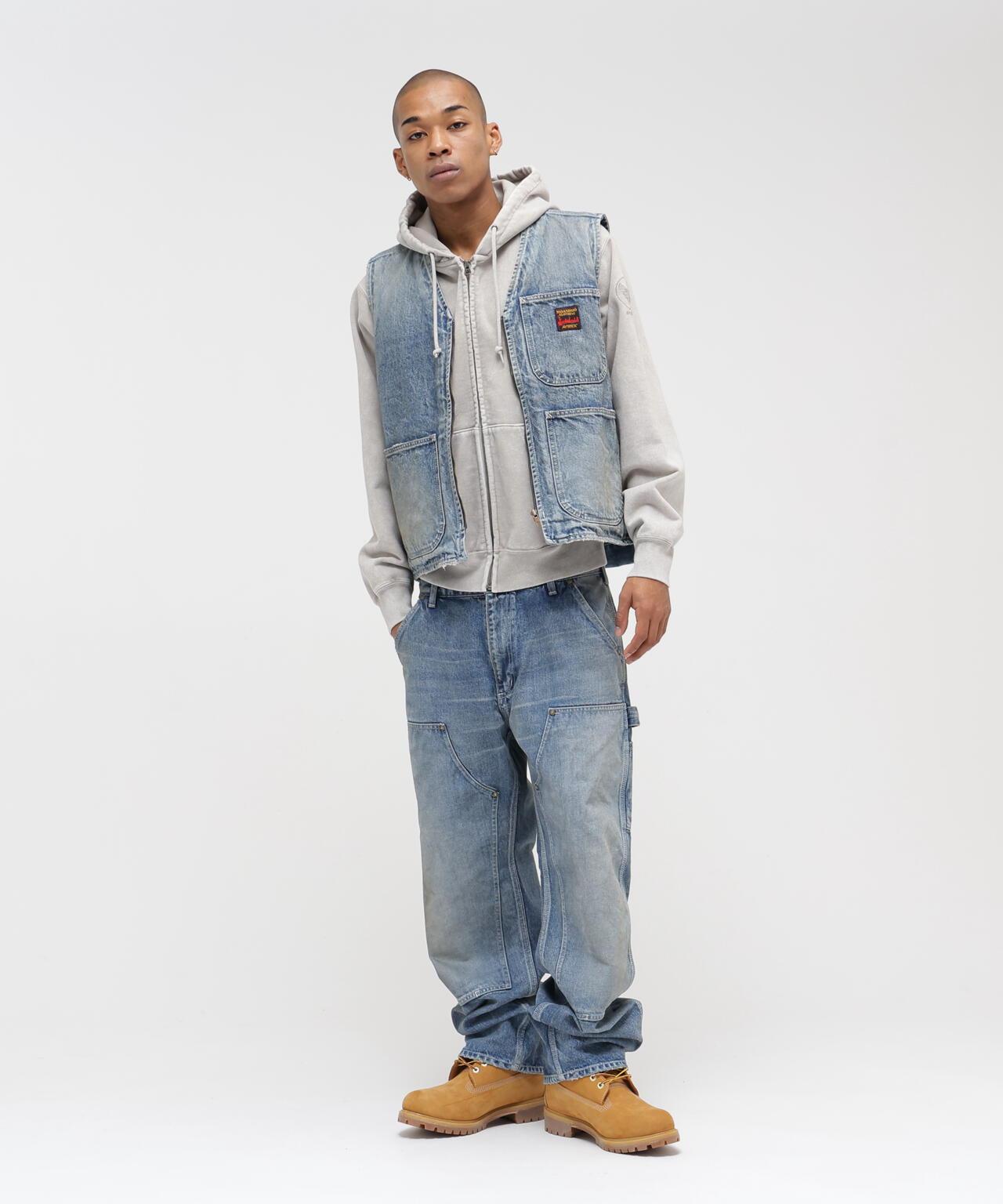 《AVIREX|MOANDMO CLOTHING》 DENIM WORK VEST