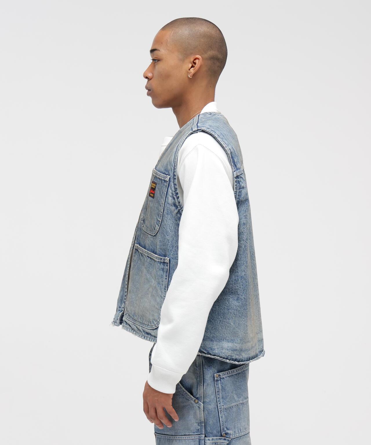 《AVIREX|MOANDMO CLOTHING》 DENIM WORK VEST