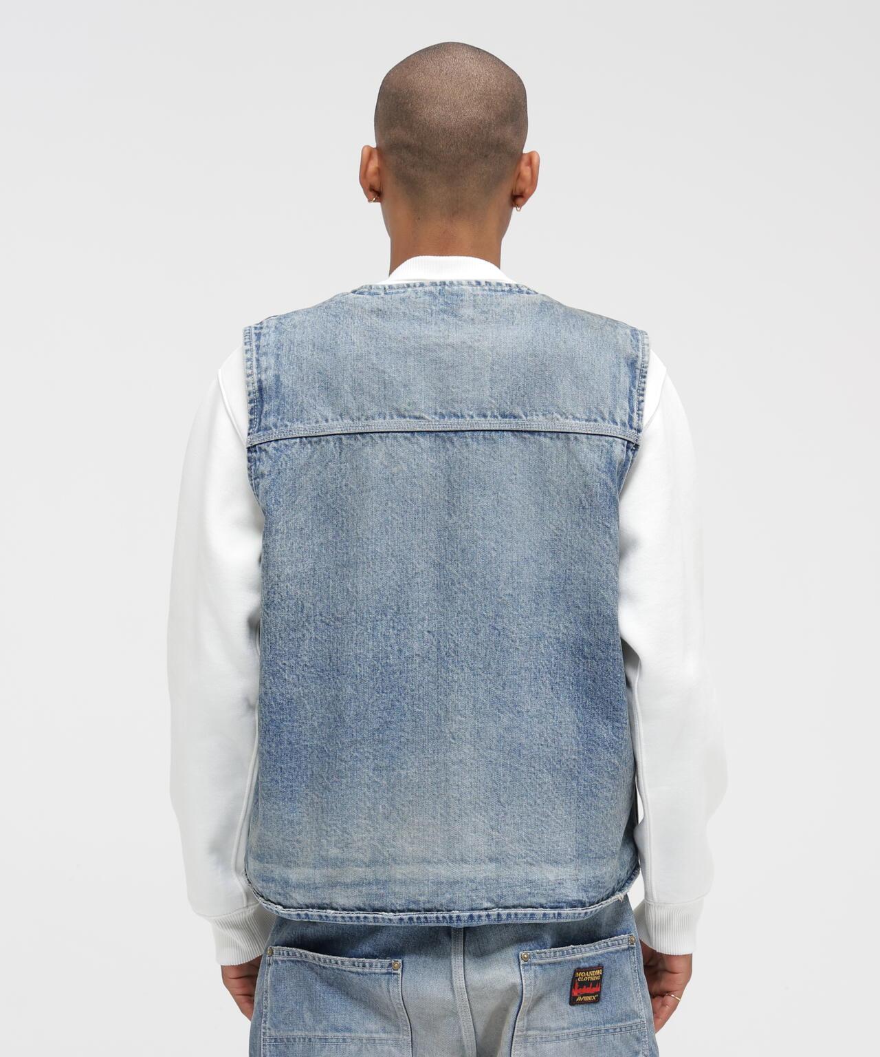 《AVIREX|MOANDMO CLOTHING》 DENIM WORK VEST