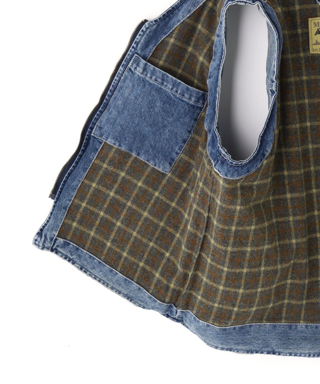 《AVIREX|MOANDMO CLOTHING》 DENIM WORK VEST