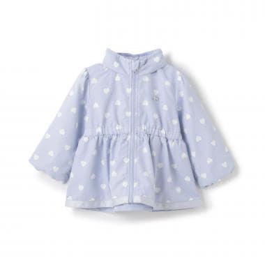 防潑水荷葉擺風衣外套