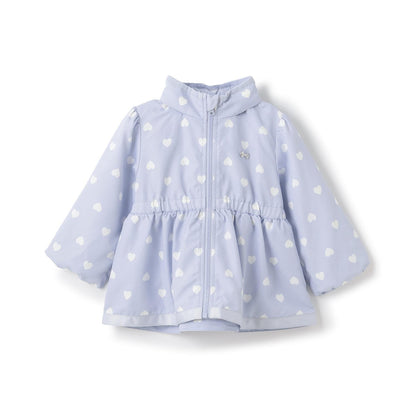 防潑水荷葉擺風衣外套