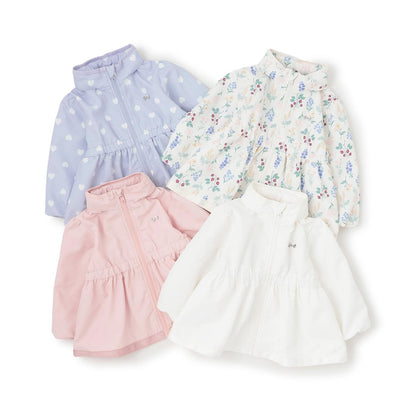 防潑水荷葉擺風衣外套