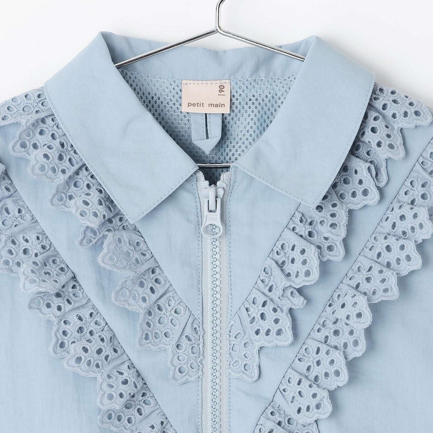 蕾絲荷葉邊短外套