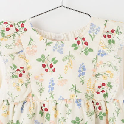 Link 肩部荷葉邊 長袖 中長款上衣