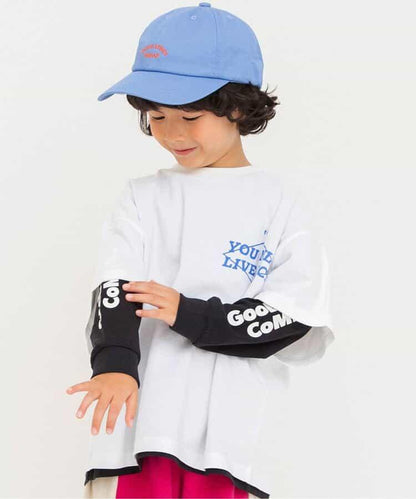 兩件套層次拼接T恤