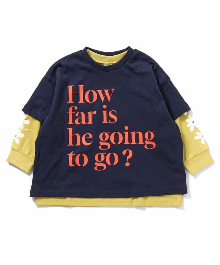 兩件套層次拼接T恤