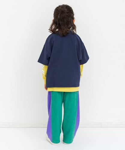 兩件套層次拼接T恤