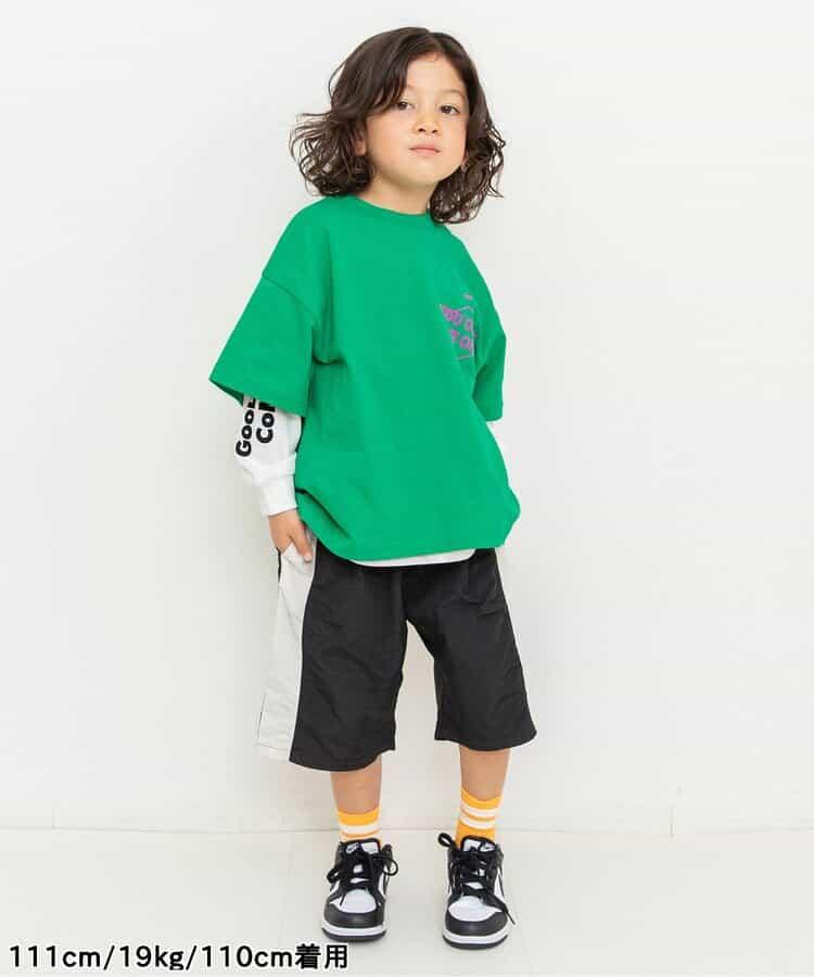 兩件套層次拼接T恤