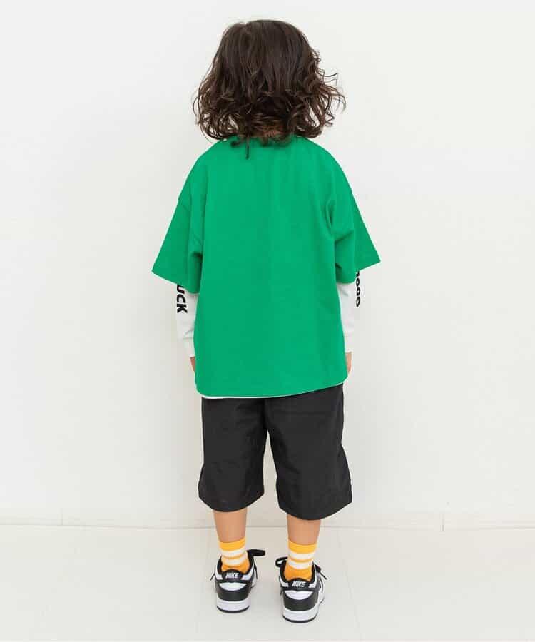 兩件套層次拼接T恤