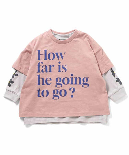 兩件套層次拼接T恤