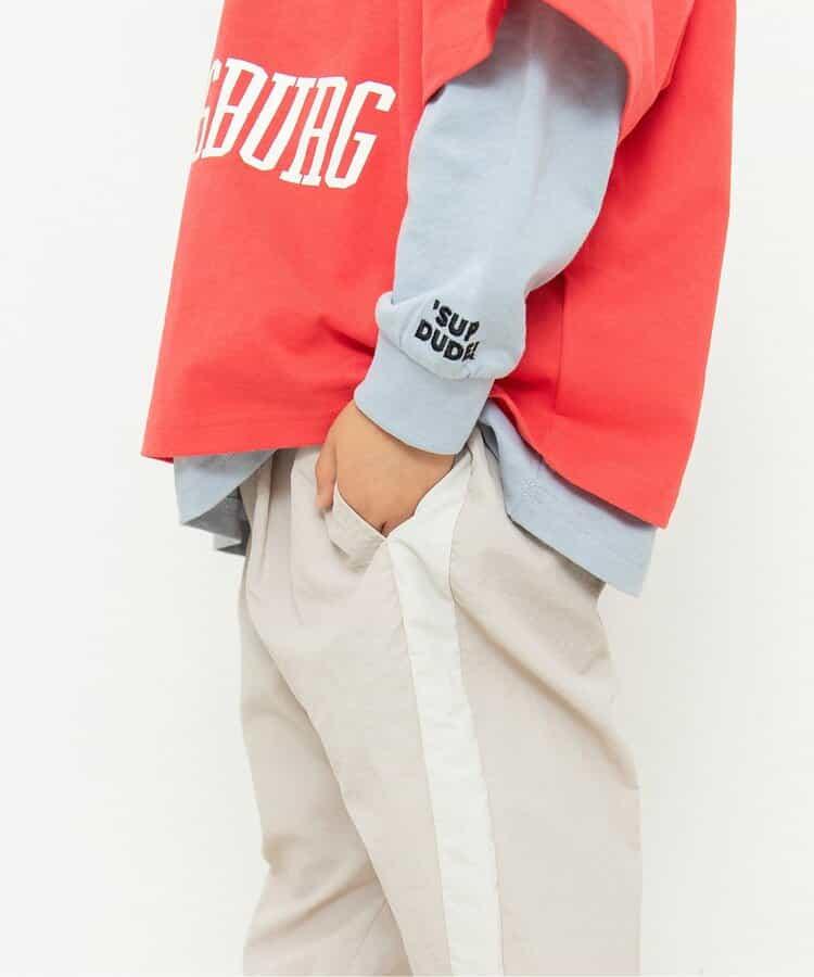 兩件套層次拼接T恤