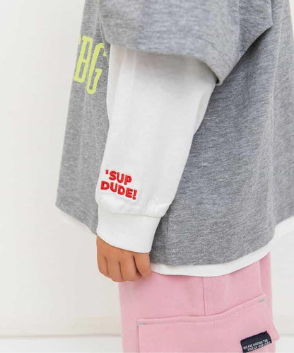 兩件套層次拼接T恤