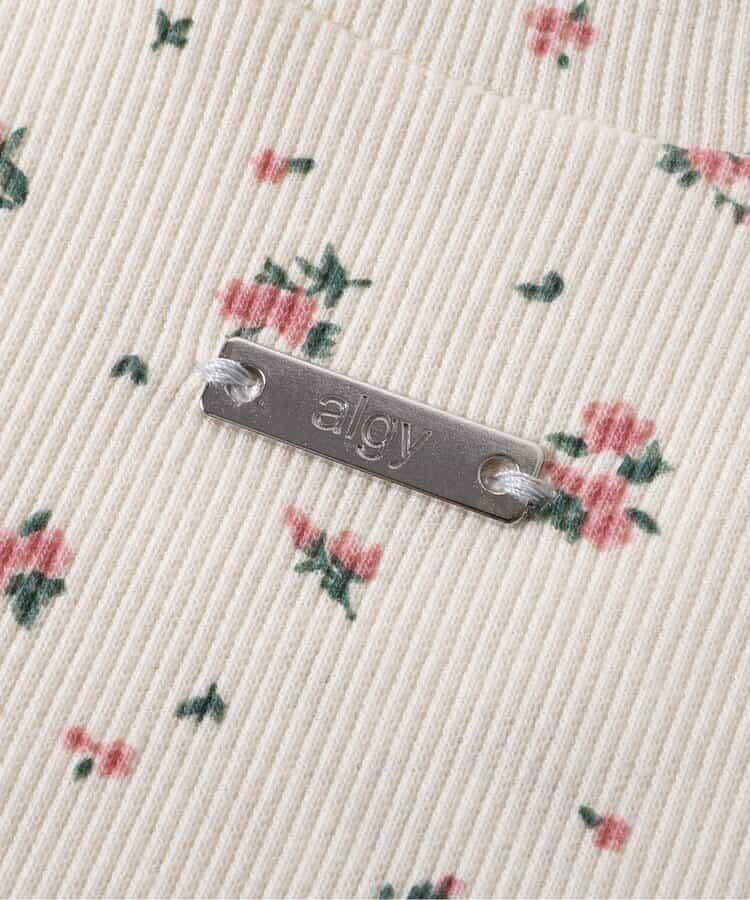 荷葉邊羅紋長袖T恤