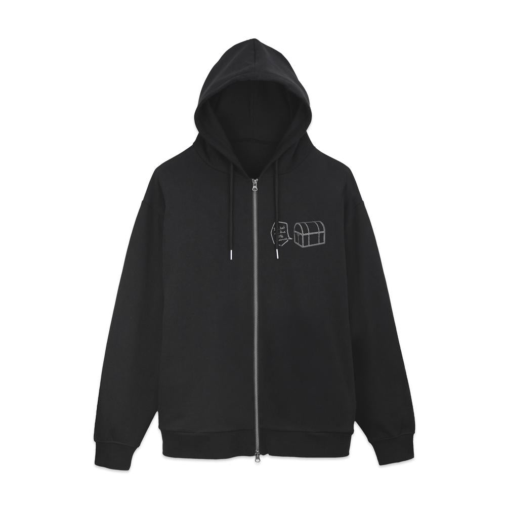 《葬送的芙莉蓮》 フリーレン 拉鍊連帽衛衣 XXL款 BLACK