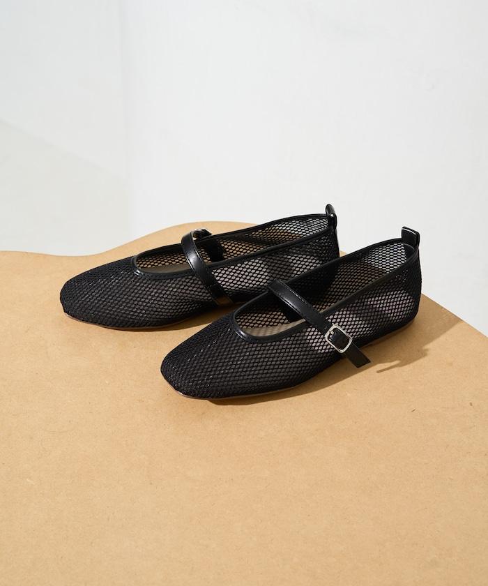 網面設計 芭蕾平底鞋