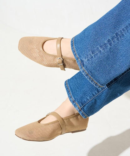 網面設計 芭蕾平底鞋