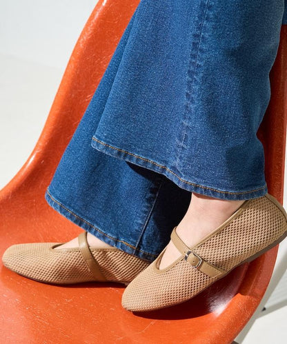網面設計 芭蕾平底鞋