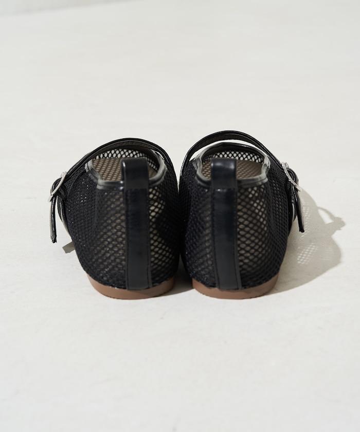 網面設計 芭蕾平底鞋