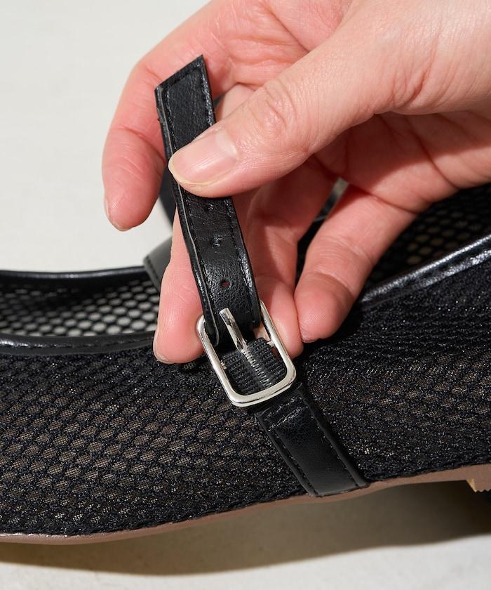 網面設計 芭蕾平底鞋