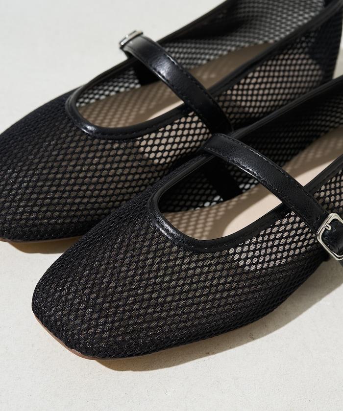 網面設計 芭蕾平底鞋