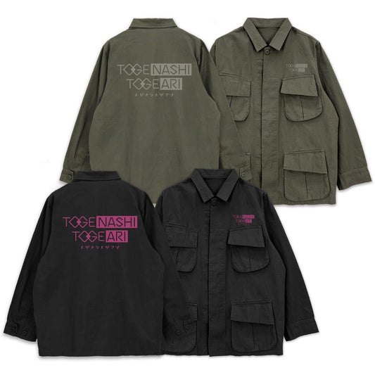 《哭泣少女樂隊》 トゲナシトゲアリ 工裝夾克 BLACK L碼