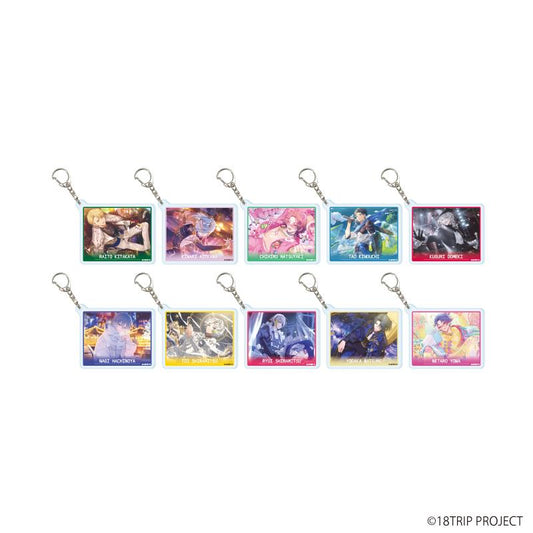 18TRIP 04 亞克力鑰匙扣 全套10款 公式插畫版