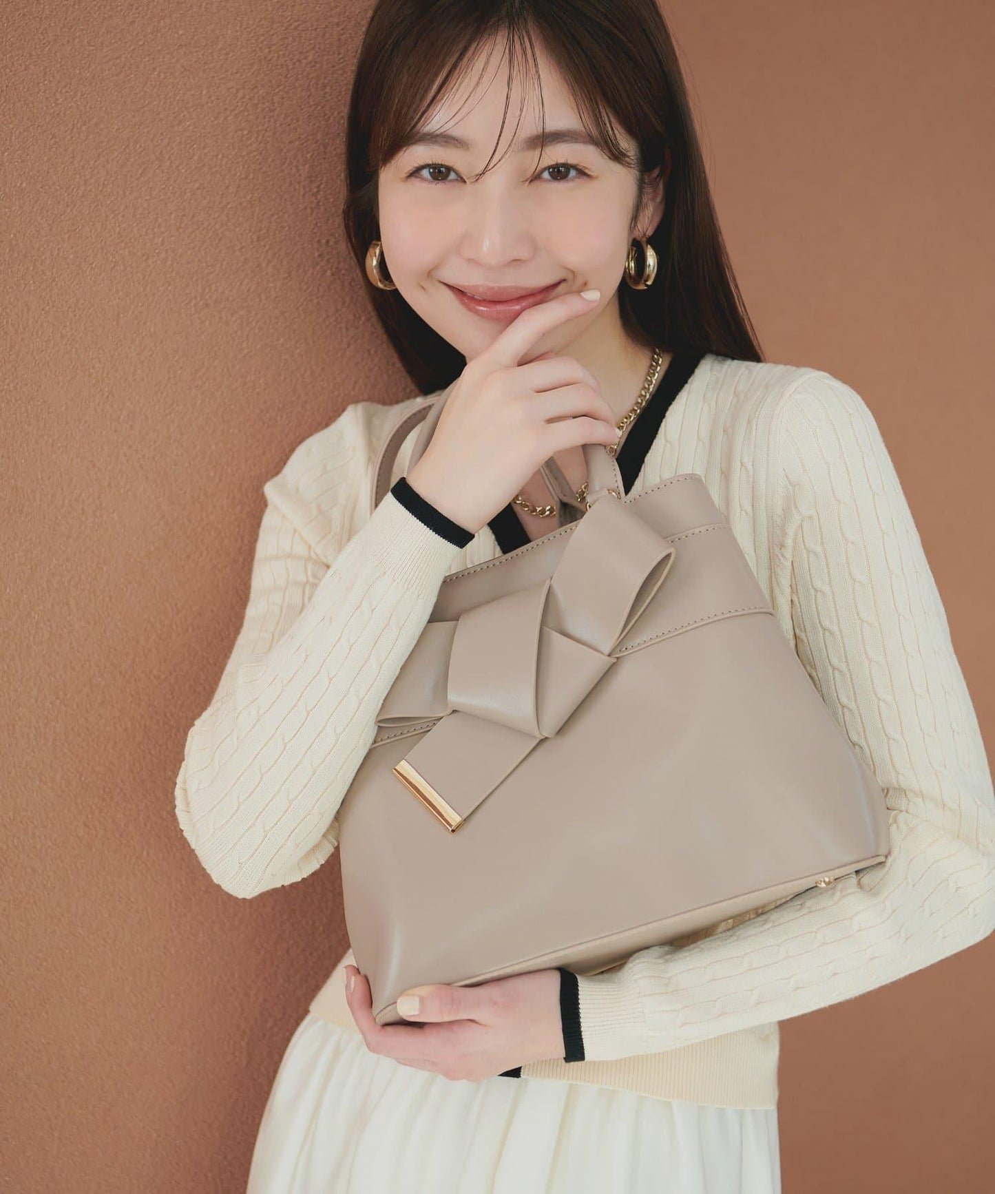 PU皮 蝴蝶結裝飾 包袋