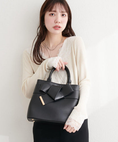 PU皮 蝴蝶結裝飾 包袋