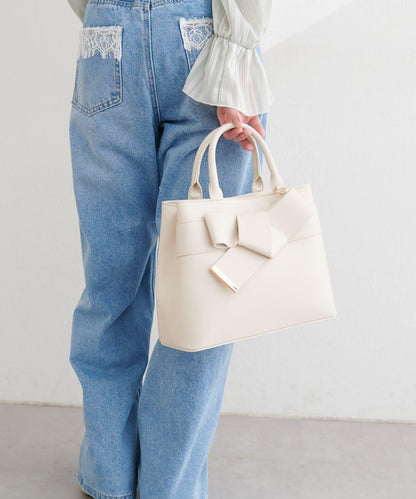 PU皮 蝴蝶結裝飾 包袋