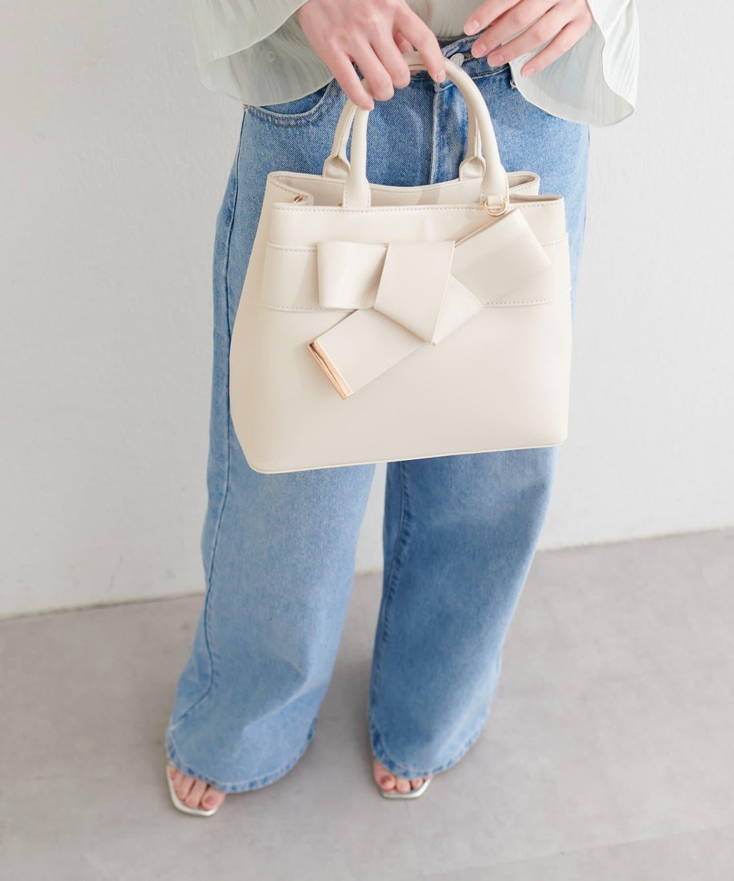 PU皮 蝴蝶結裝飾 包袋