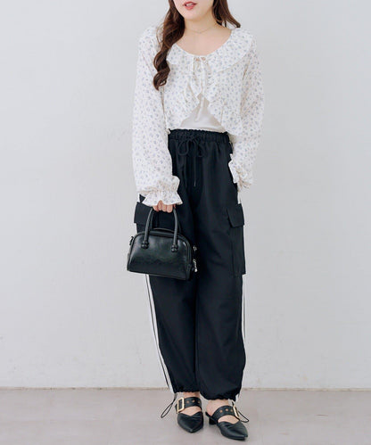 側條紋設計 工裝褲