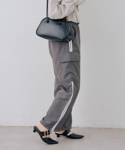 側條紋設計 工裝褲