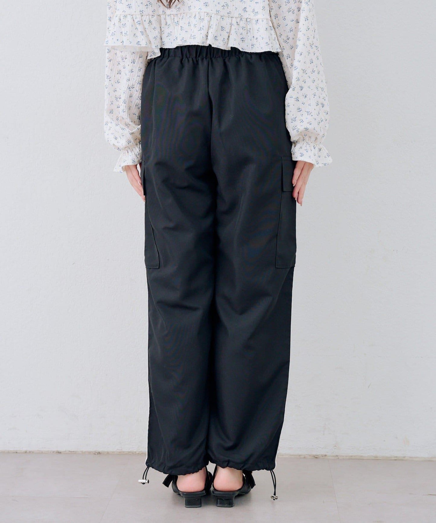 側條紋設計 工裝褲