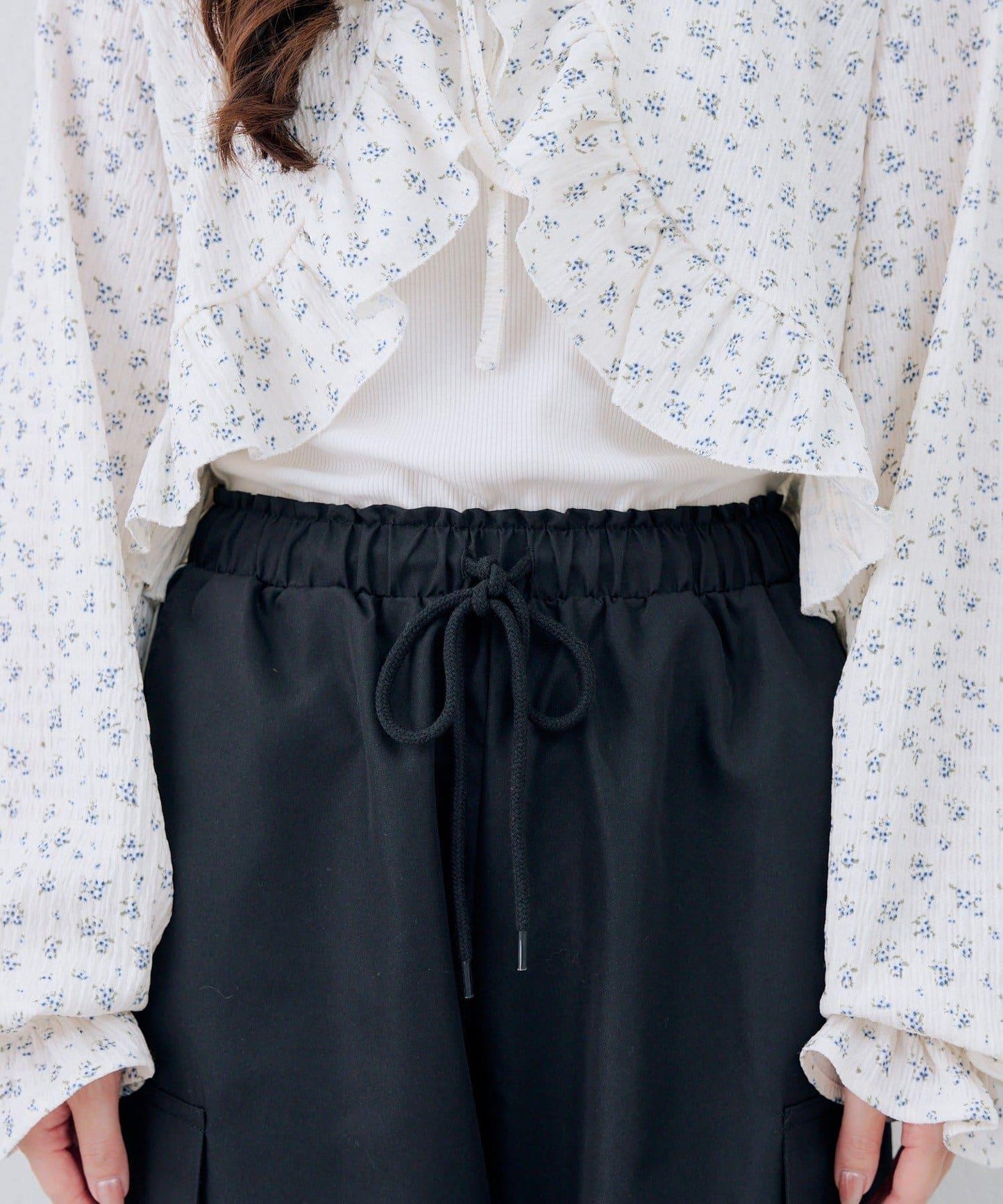 側條紋設計 工裝褲