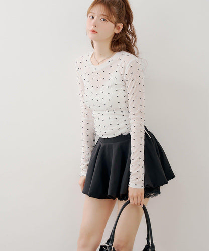 層次泡泡迷你半身裙