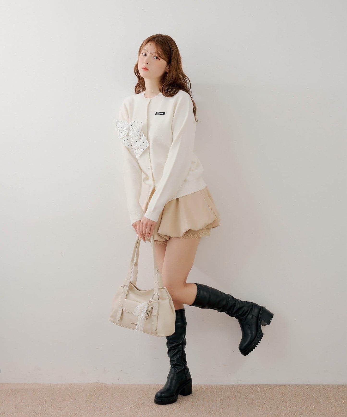 層次泡泡迷你半身裙