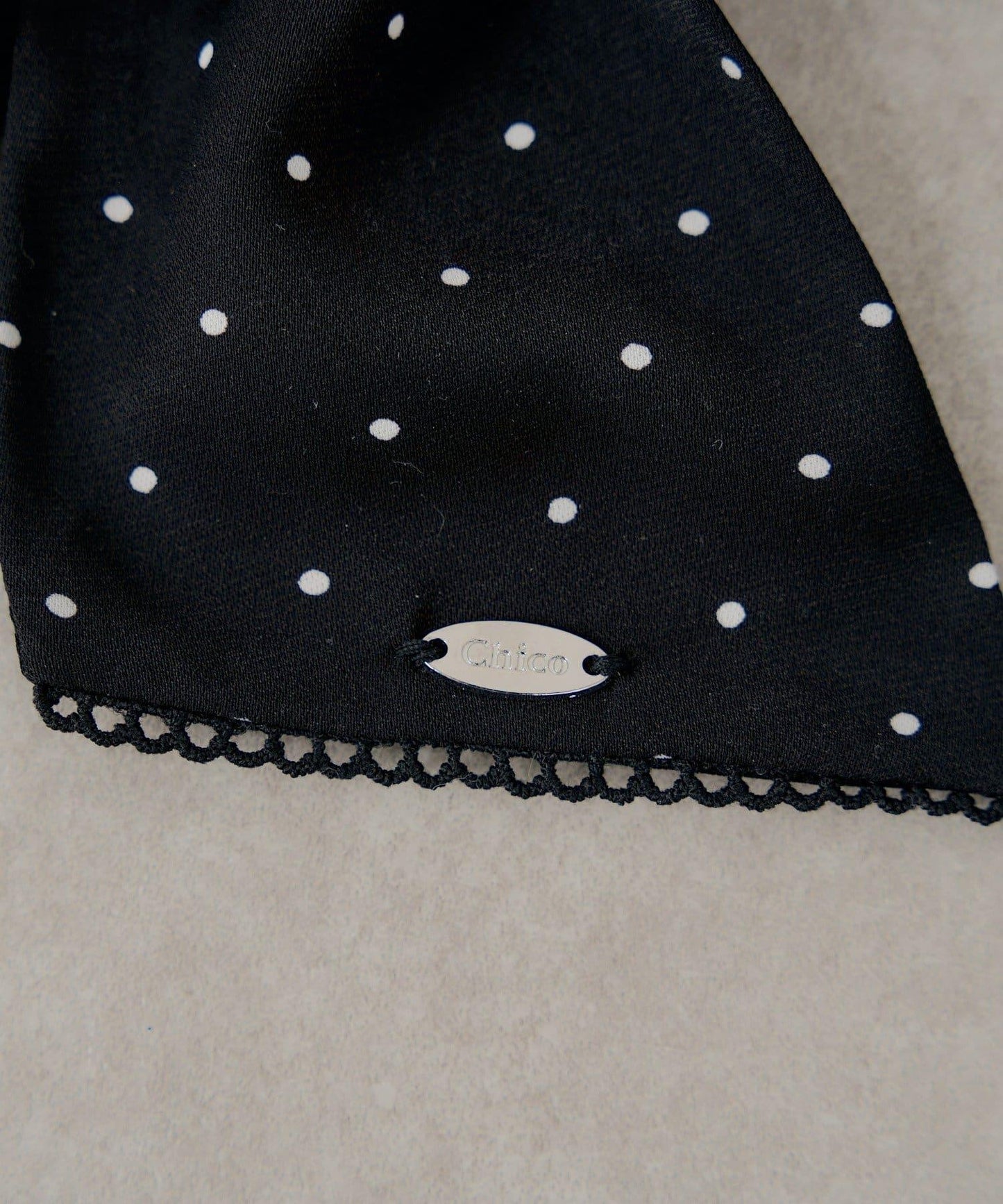 蕾絲邊蝴蝶結髮夾