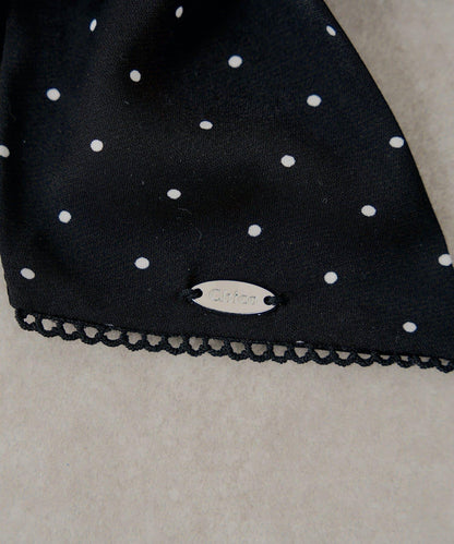 蕾絲邊蝴蝶結髮夾