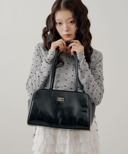 附鑰匙吊飾 橫款波士頓包