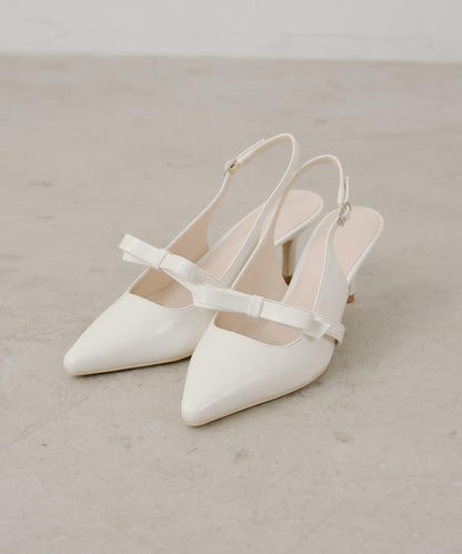 蝴蝶結裝飾穆勒鞋