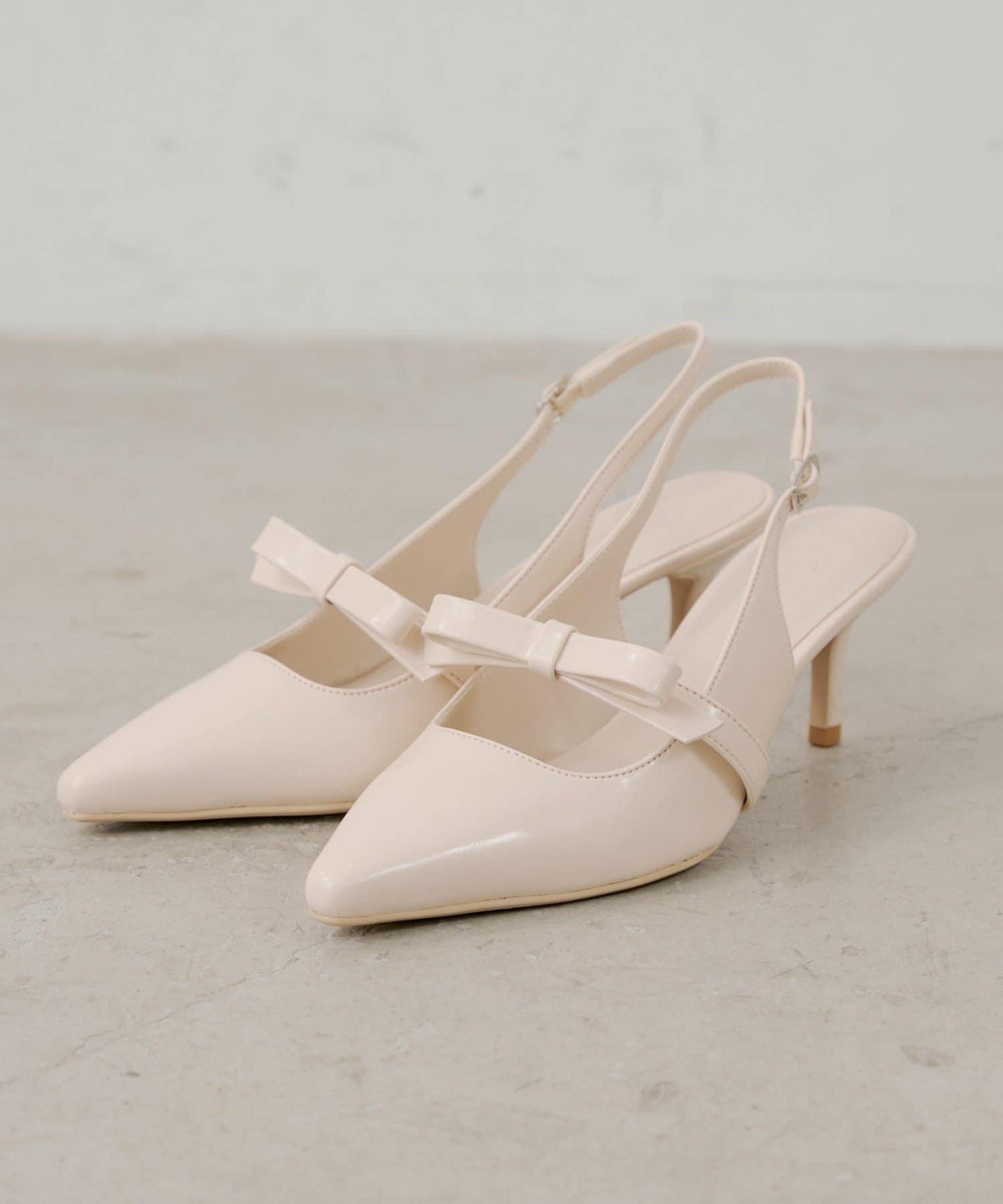 蝴蝶結裝飾穆勒鞋